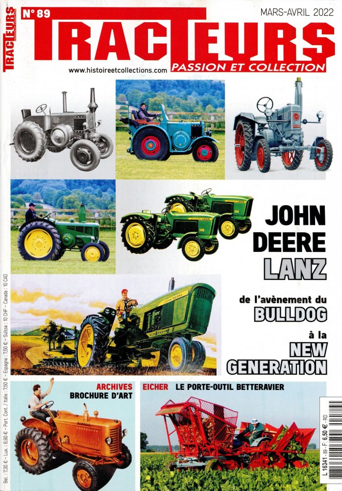 Numéro 89 magazine Tracteurs Passion & Collection
