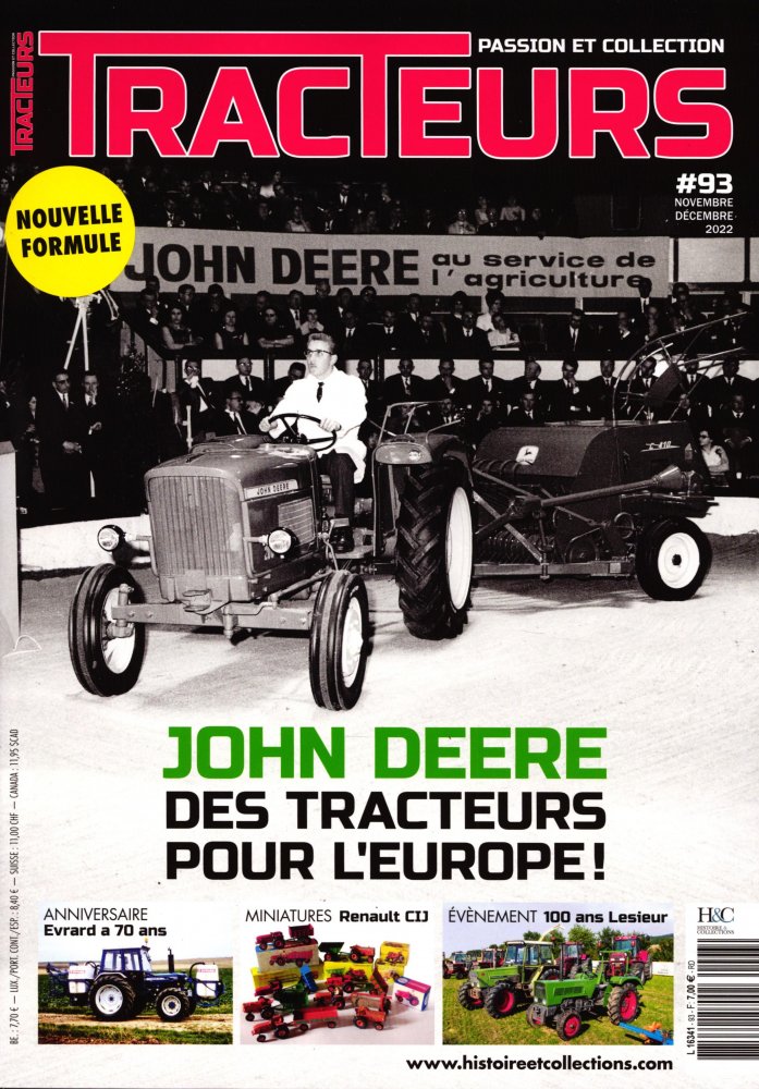 Numéro 93 magazine Tracteurs Passion & Collection