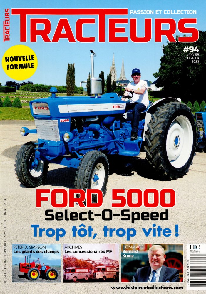 Numéro 94 magazine Tracteurs Passion & Collection