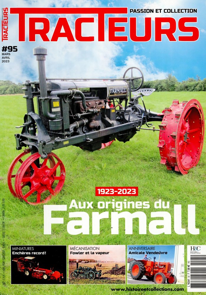Numéro 95 magazine Tracteurs Passion & Collection