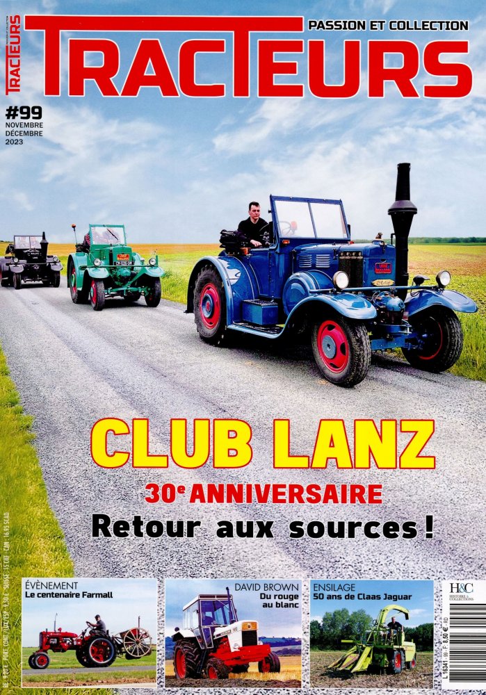 Numéro 99 magazine Tracteurs Passion & Collection