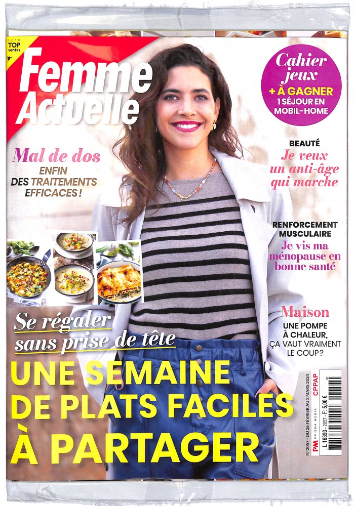 Numéro 2057 magazine Femme Actuelle + Cuisine Actuelle