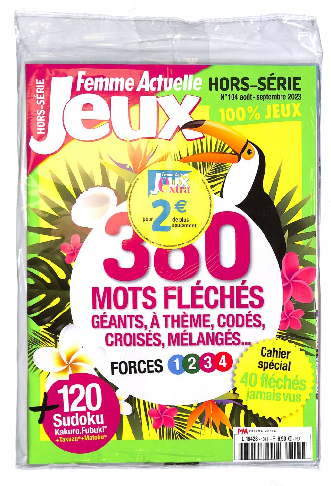 Numéro 104 magazine Femme Actuelle Jeux Hors-Série + Femme Actuelle Jeux Extra