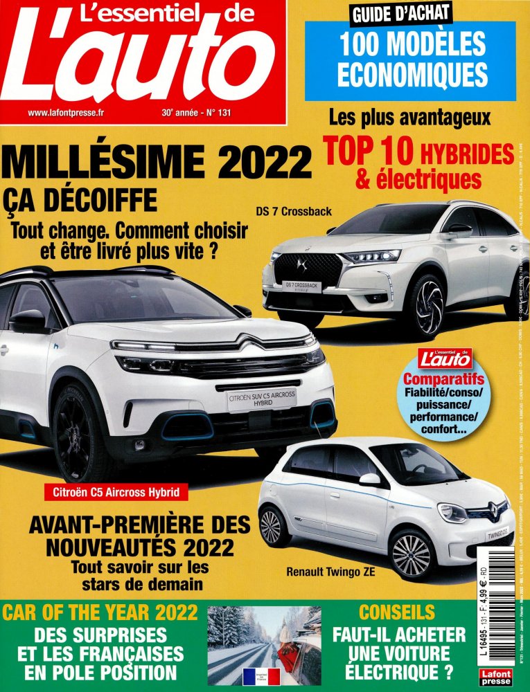 Numéro 131 magazine L'Essentiel de l'Auto
