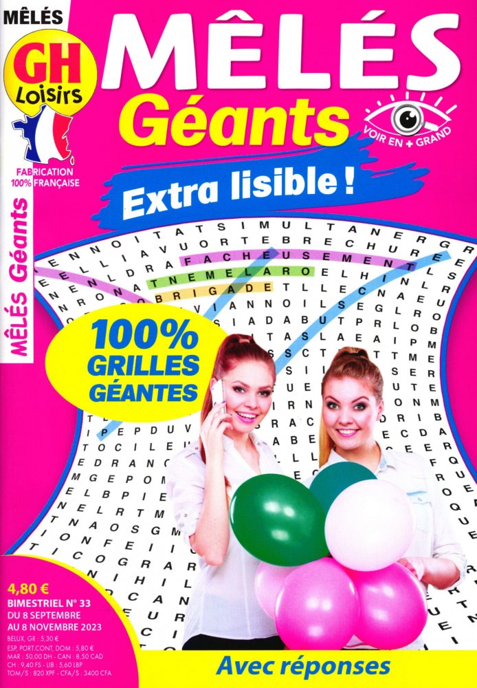 Numéro 33 magazine GH Mêlés Géants Extra Lisible!