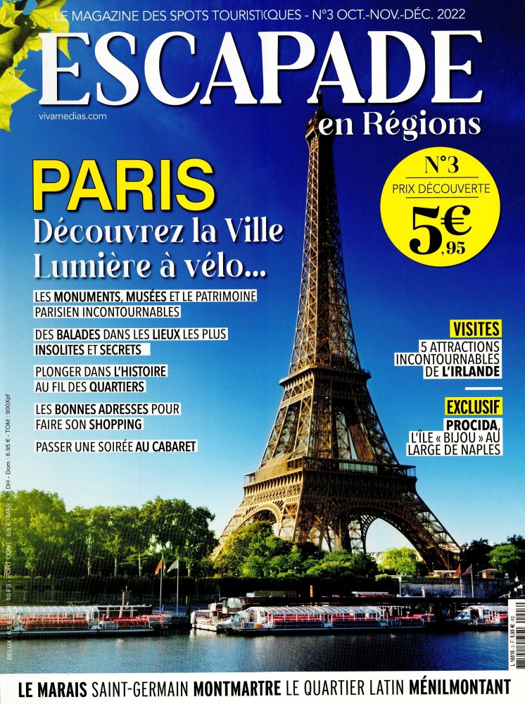 Numéro 3 magazine Escapade en Régions