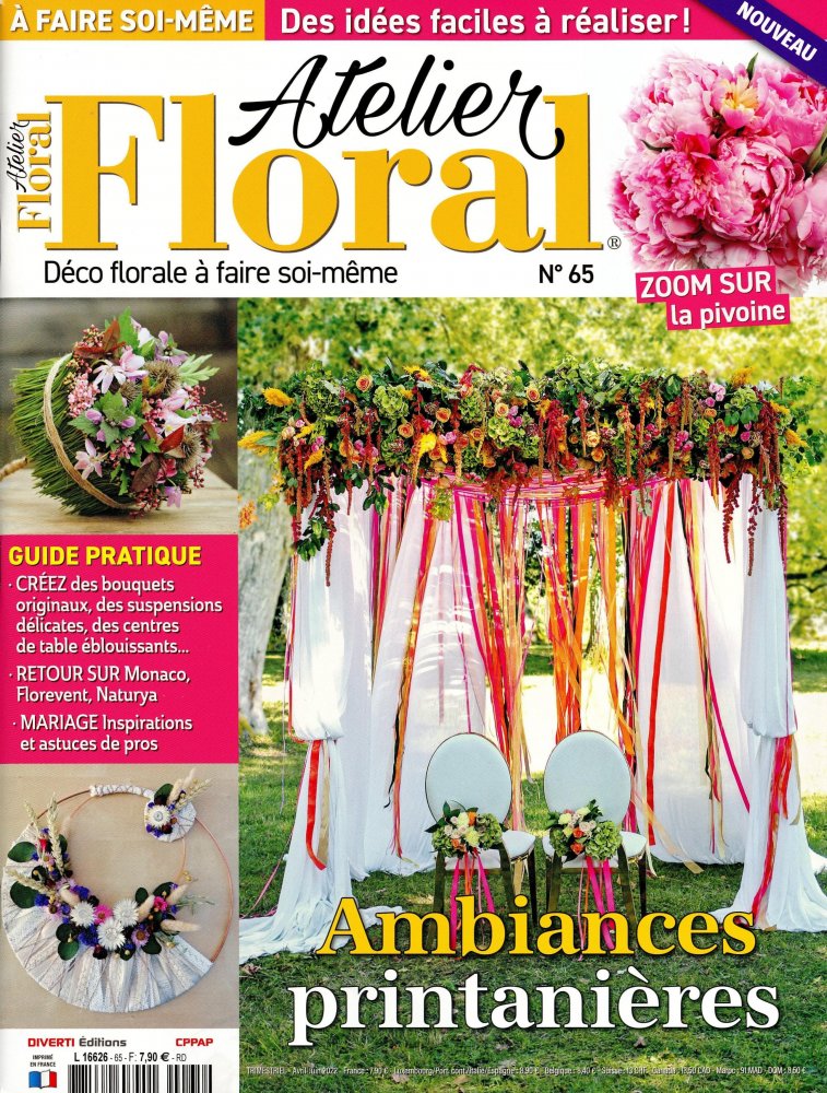 Numéro 65 magazine Atelier Floral