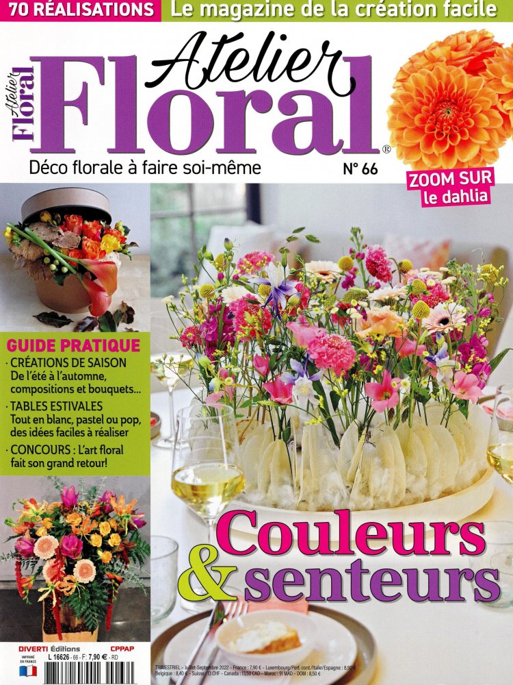 Numéro 66 magazine Atelier Floral