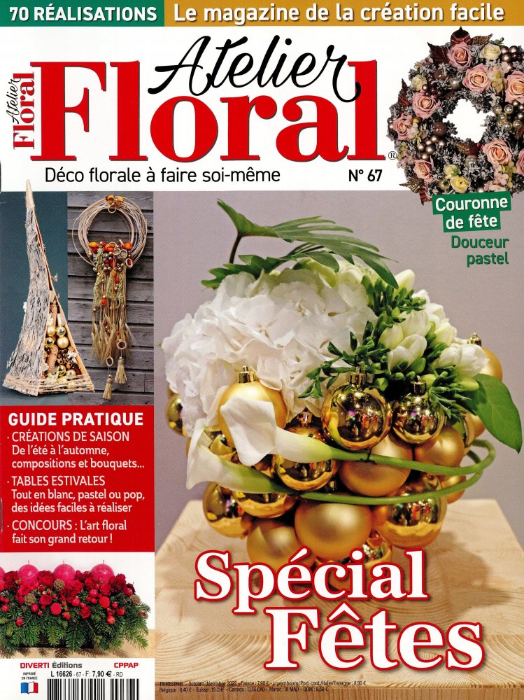 Numéro 67 magazine Atelier Floral
