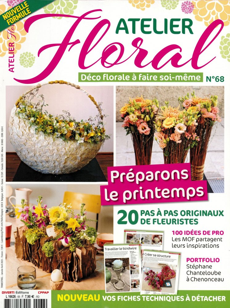 Numéro 68 magazine Atelier Floral