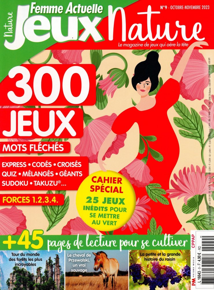 Numéro 9 magazine Femme Actuelle Jeux Nature