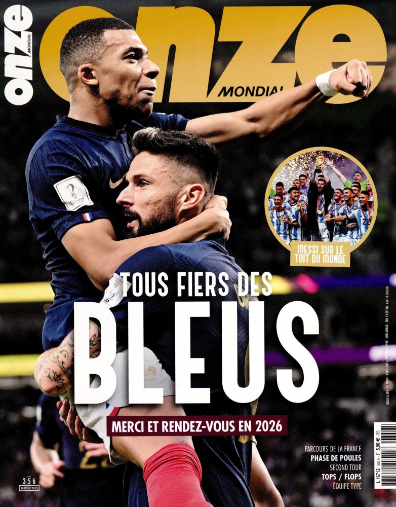 Numéro 356 magazine Onze Mondial