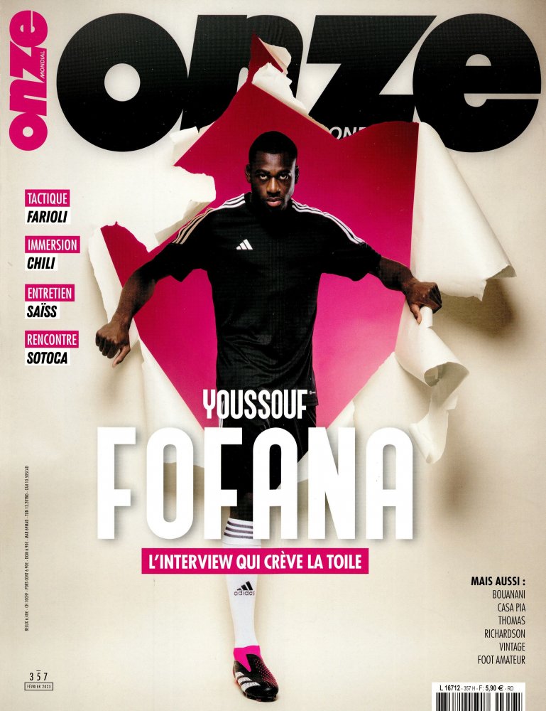 Numéro 357 magazine Onze Mondial