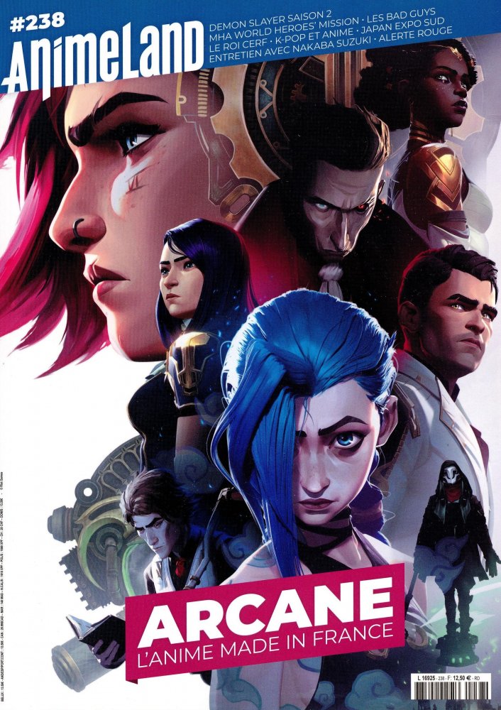 Numéro 238 magazine Animeland