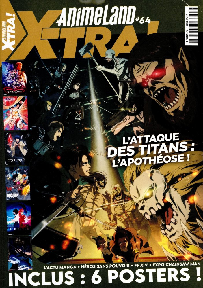 Numéro 64 magazine AnimeLand X-Tra