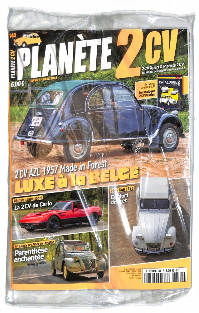 Numéro 144 magazine Planète 2CV