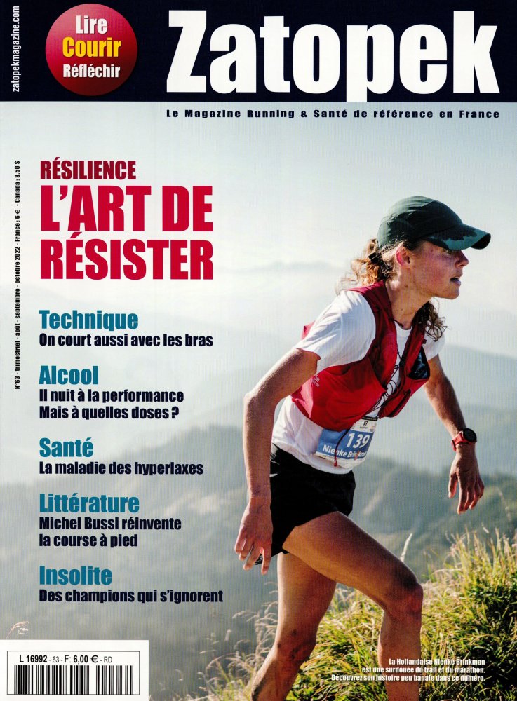 Numéro 63 magazine Zatopek