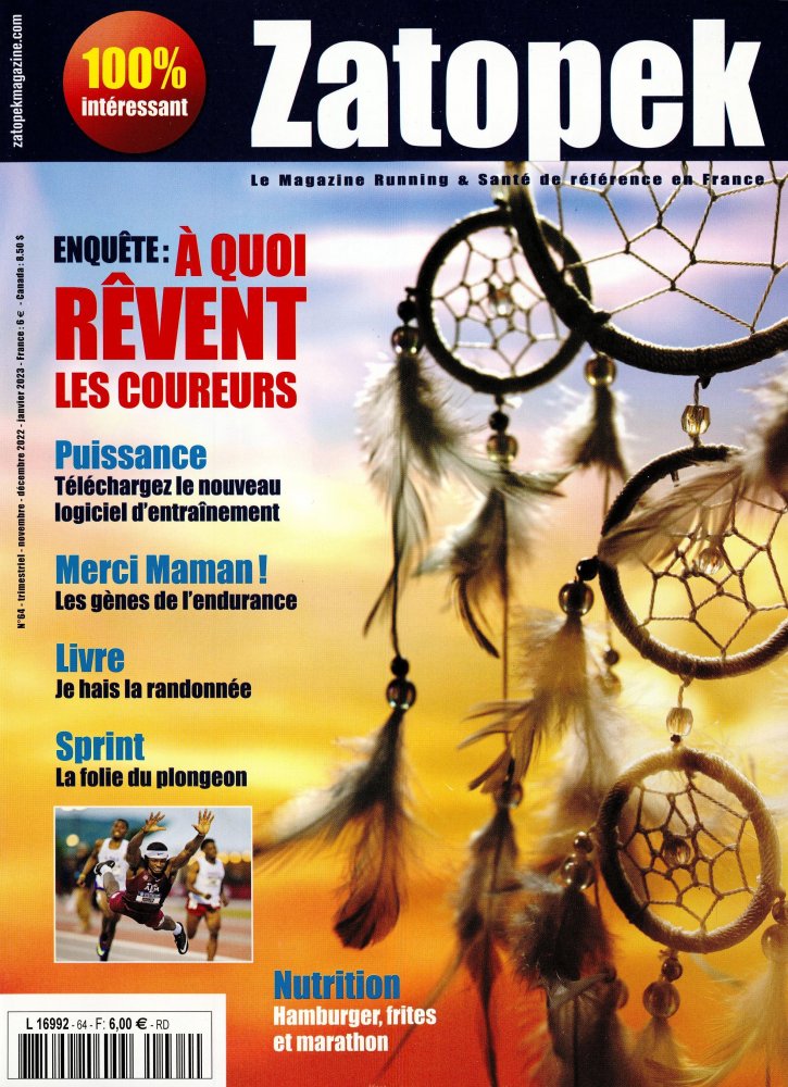 Numéro 64 magazine Zatopek