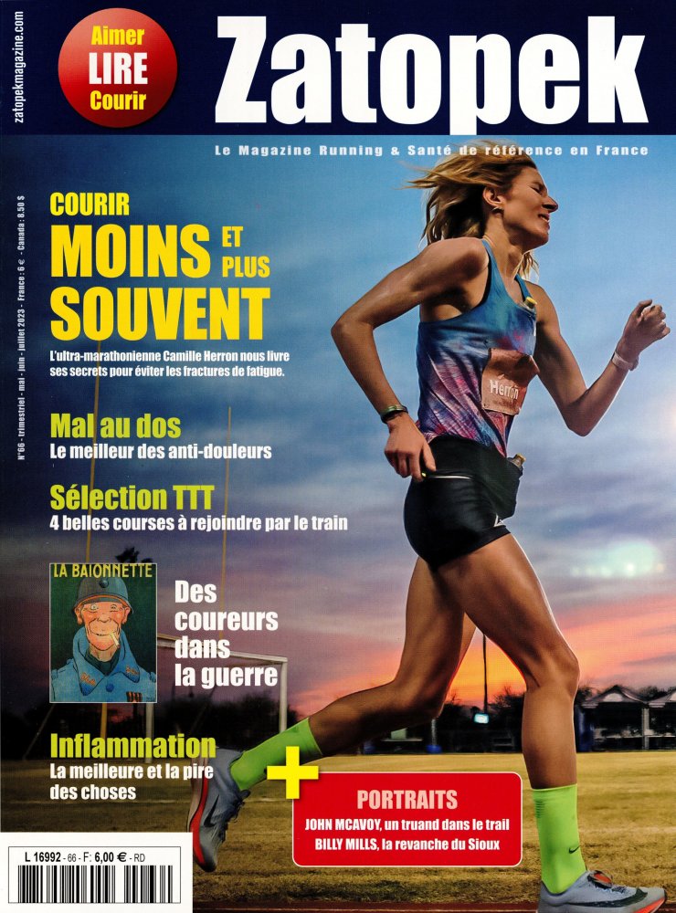 Numéro 66 magazine Zatopek