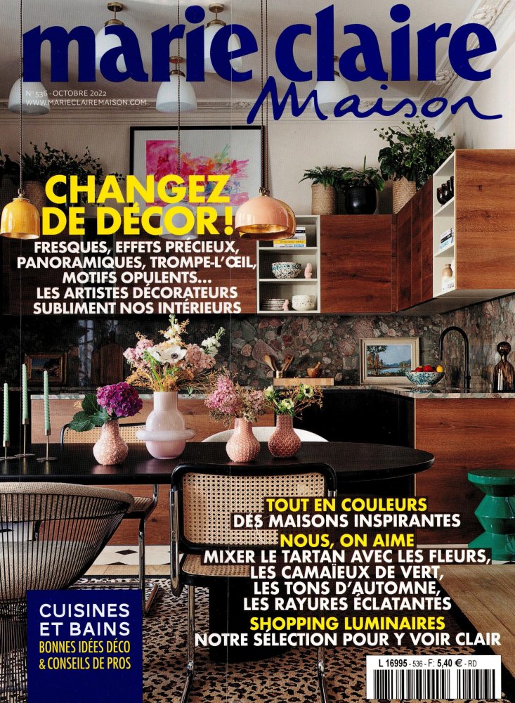 Numéro 536 magazine Marie Claire Maison