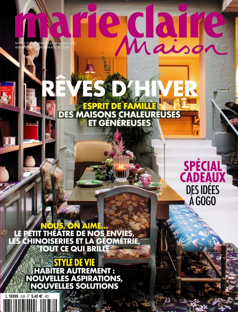 Numéro 538 magazine Marie Claire Maison