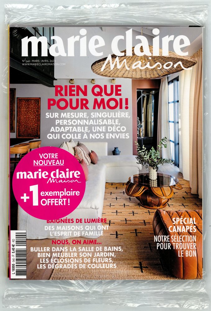 Numéro 540 magazine Marie Claire Maison
