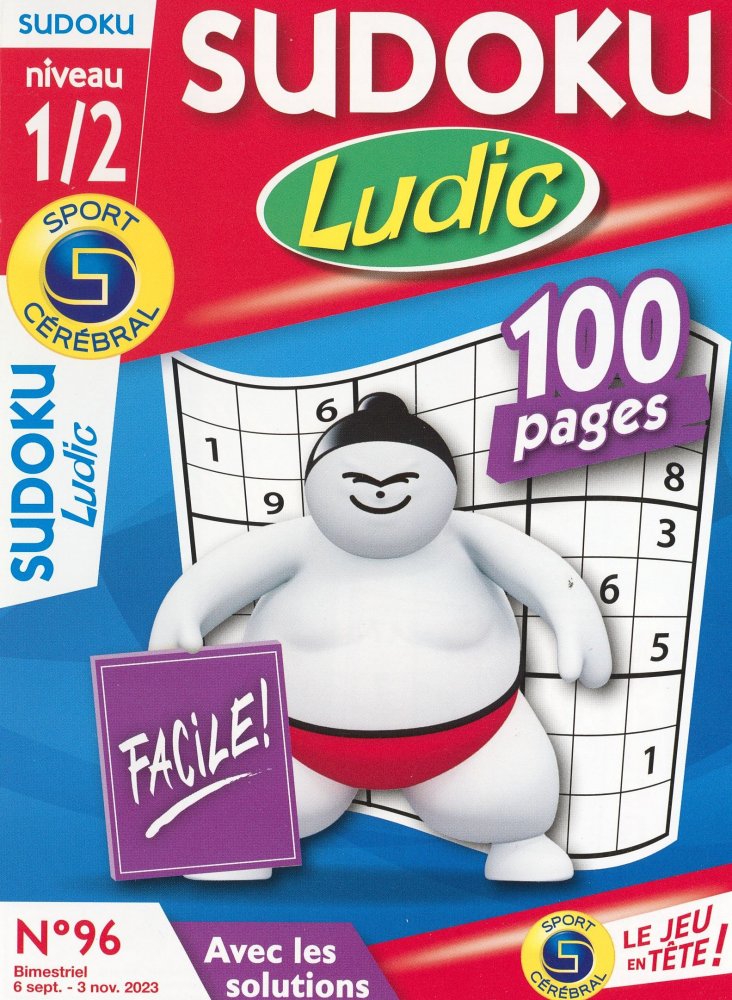 Numéro 96 magazine SC Sudoku Ludic Niv 1/2