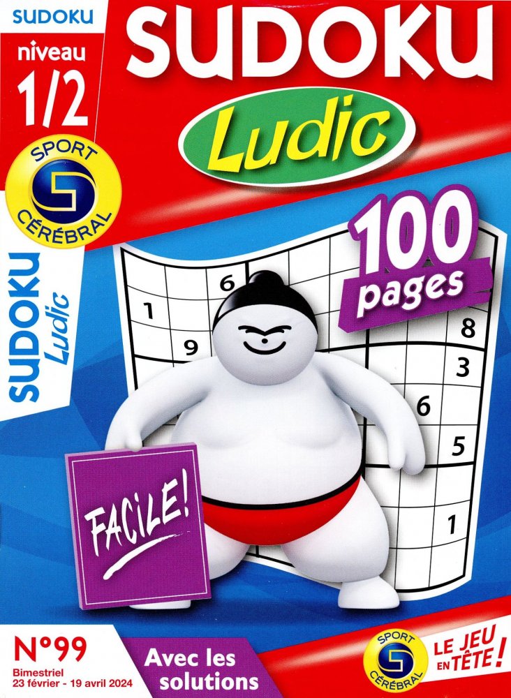 Numéro 99 magazine SC Sudoku Ludic Niv 1/2