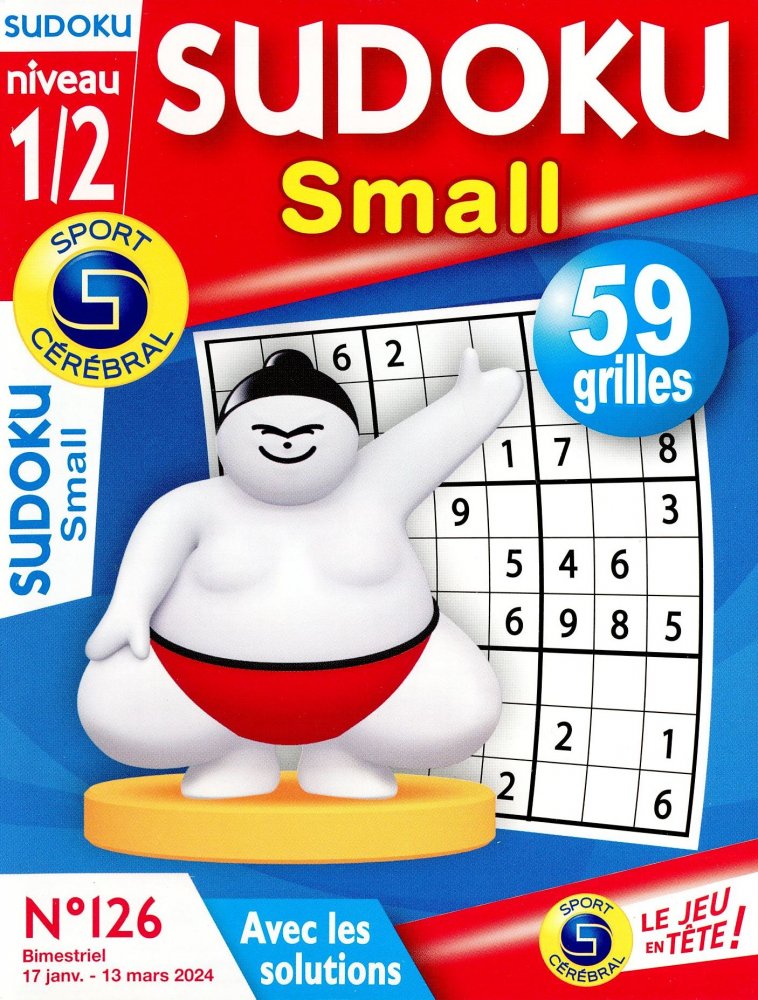 Numéro 126 magazine SC Sudoku Small Niv 1/2