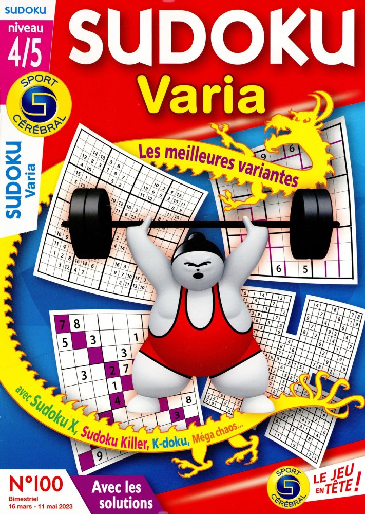 Numéro 100 magazine SC Sudoku Varia -  Niv 4/5