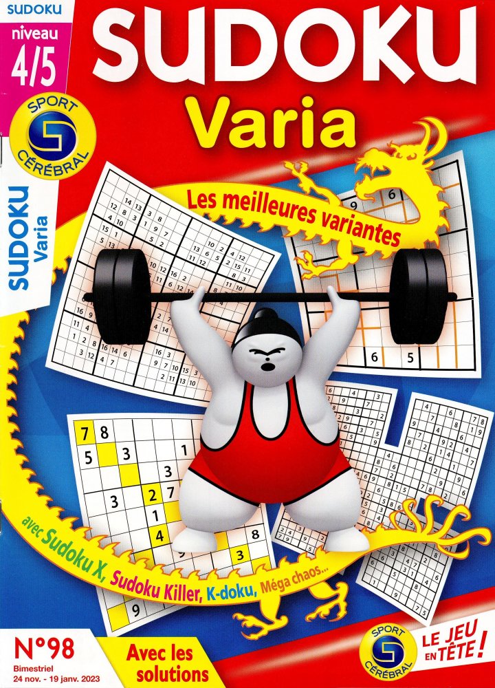 Numéro 98 magazine SC Sudoku Varia -  Niv 4/5