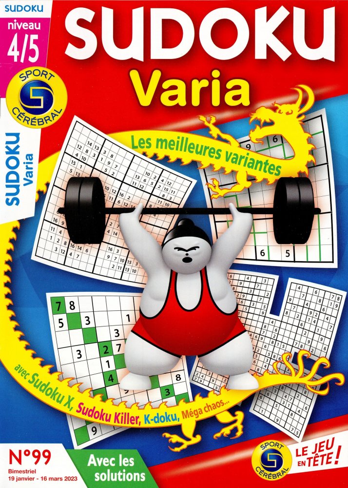 Numéro 99 magazine SC Sudoku Varia -  Niv 4/5