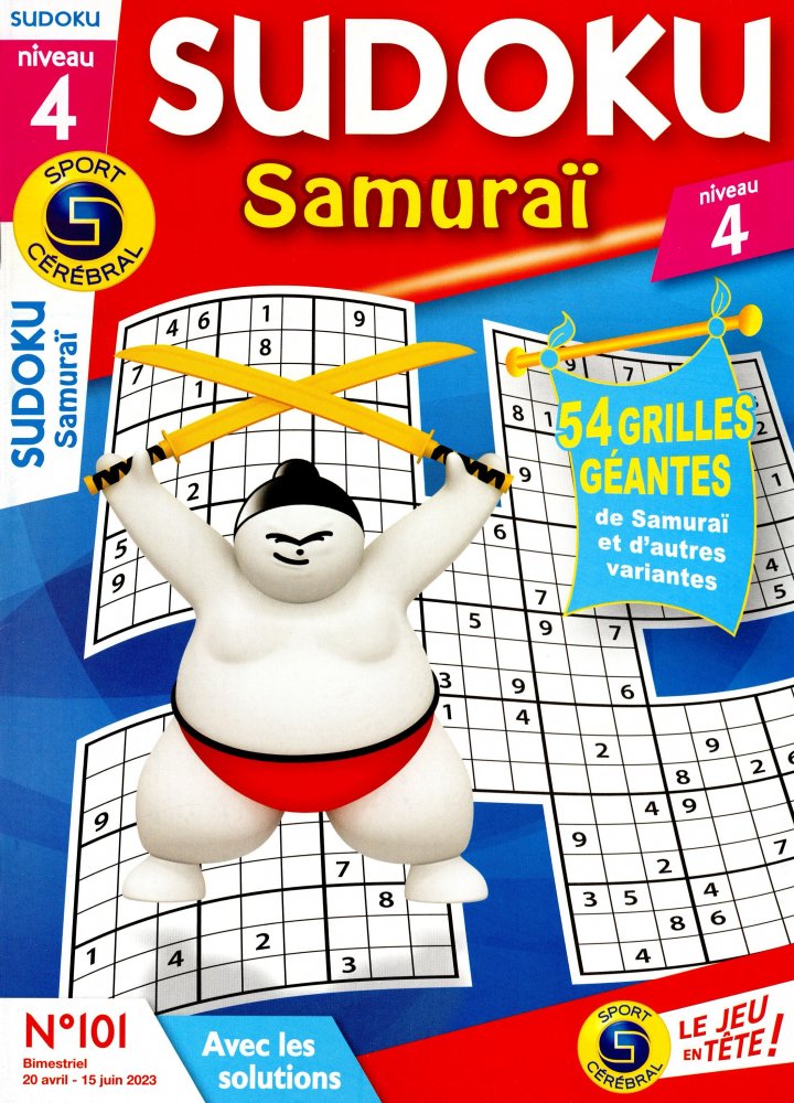 Numéro 101 magazine SC Sudoku Samuraï Niv 4