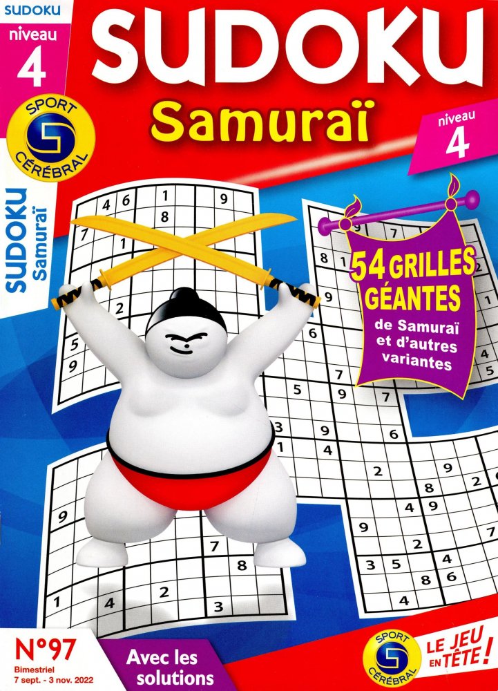 Numéro 97 magazine SC Sudoku Samuraï Niv 4