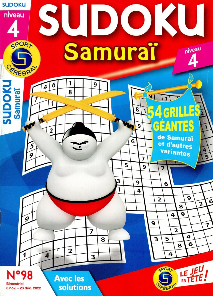Numéro 98 magazine SC Sudoku Samuraï Niv 4