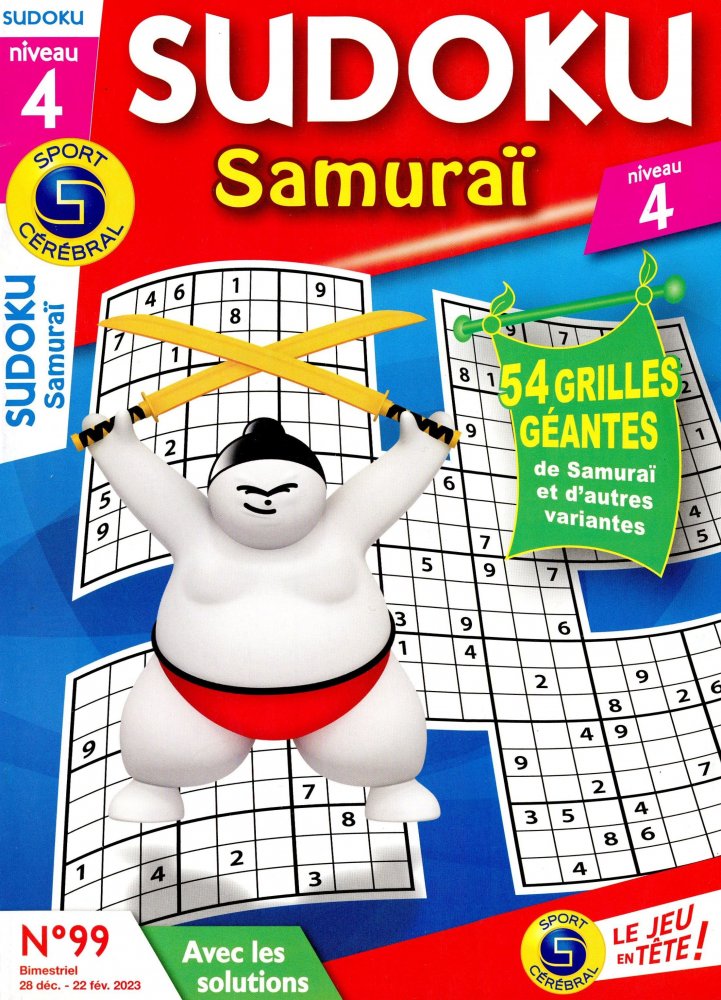 Numéro 99 magazine SC Sudoku Samuraï Niv 4