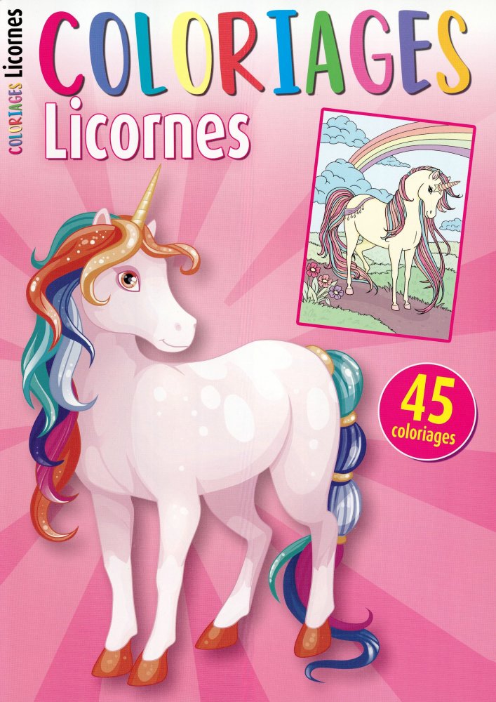 Numéro 14 magazine Coloriages Licornes