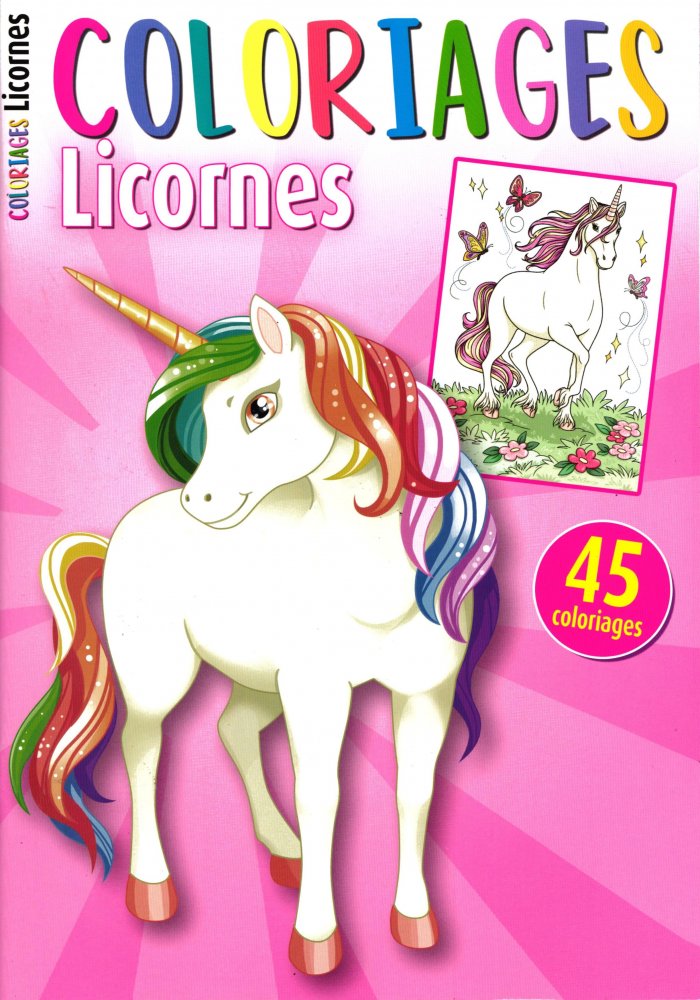 Numéro 15 magazine Coloriages Licornes