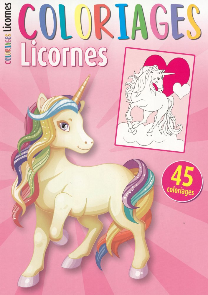 Numéro 16 magazine Coloriages Licornes