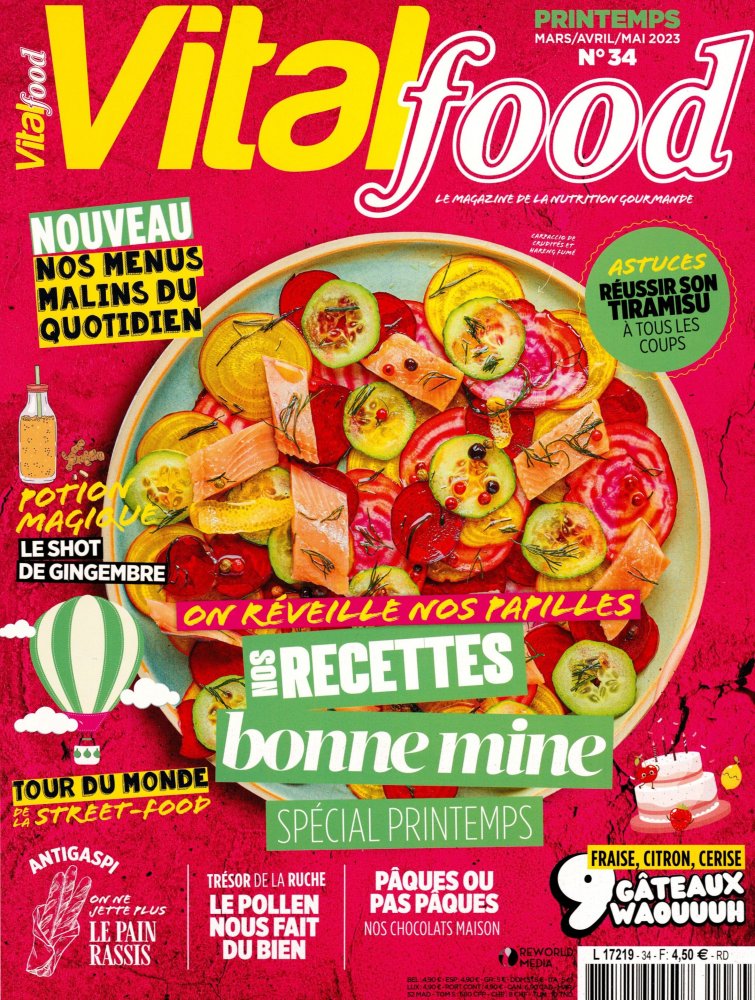 Numéro 34 magazine Vital Food
