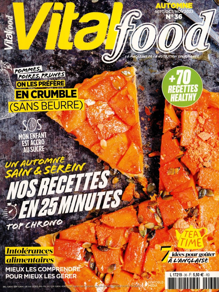 Numéro 36 magazine Vital Food