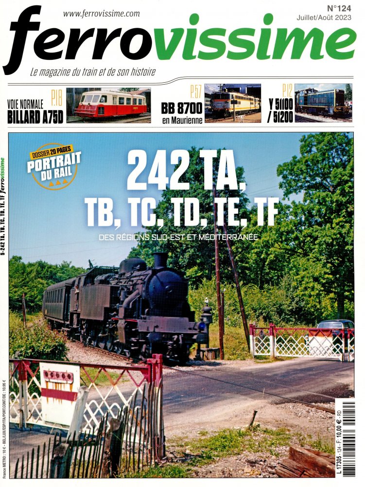 Numéro 124 magazine Ferrovissime