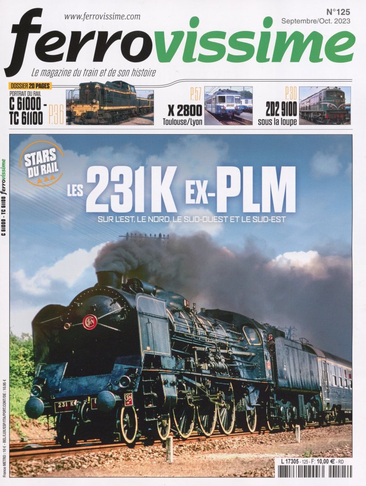 Numéro 125 magazine Ferrovissime