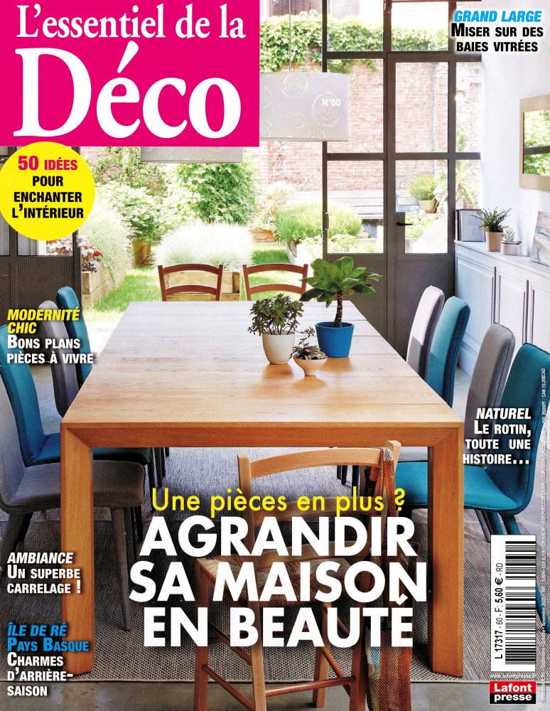 Numéro 60 magazine L'Essentiel de la Déco