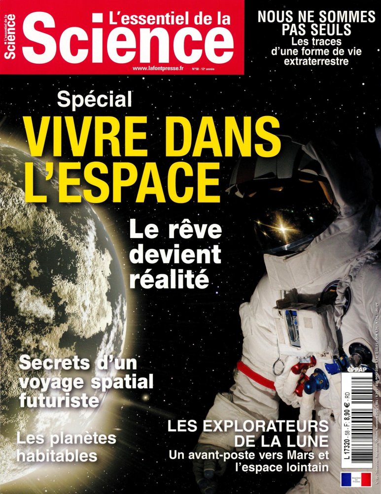 Numéro 58 magazine L'Essentiel de la Science