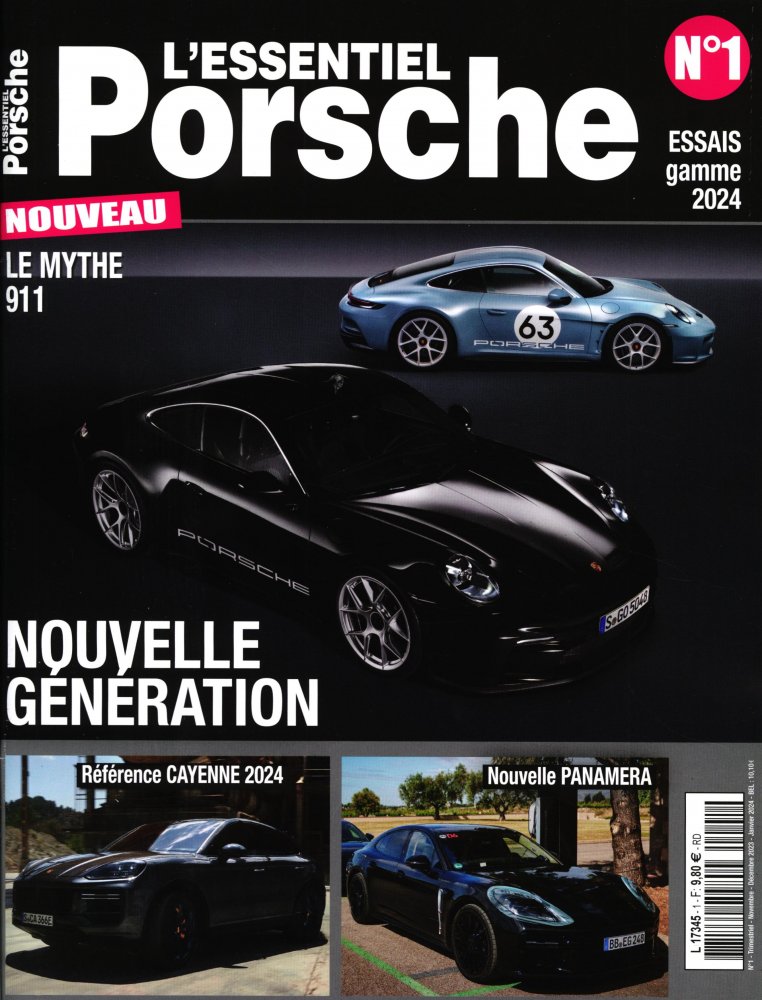 Numéro 1 magazine L'essentiel Porsche