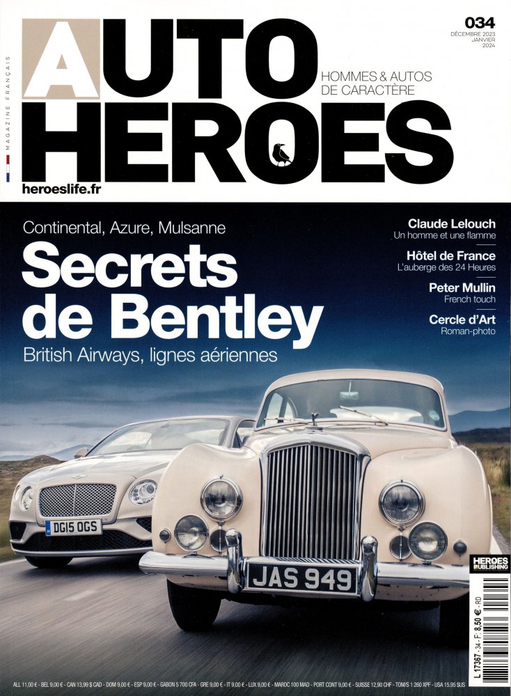Numéro 34 magazine Auto Heroes