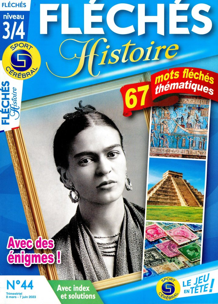 Numéro 44 magazine SC Fléchés Histoire  Niv 3/4