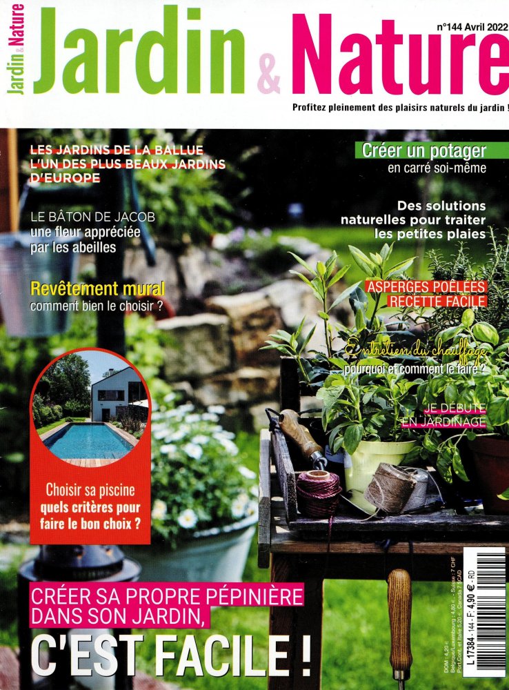 Numéro 144 magazine Jardin et Nature