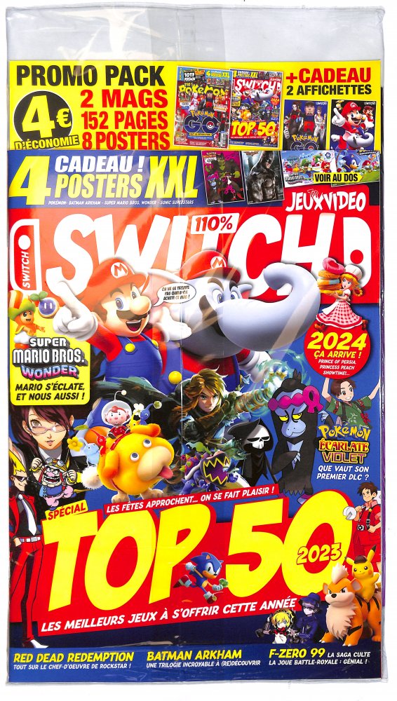 Numéro 9 magazine Top Jeux Vidéo Switch Hors-Série + Top Jeux Vidéo Switch